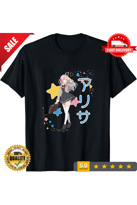 Waifu Alya san T Shirt Anime Clothing Sometimes Hides Her Feelings in Russian, NEW INSTOCK-TH81405