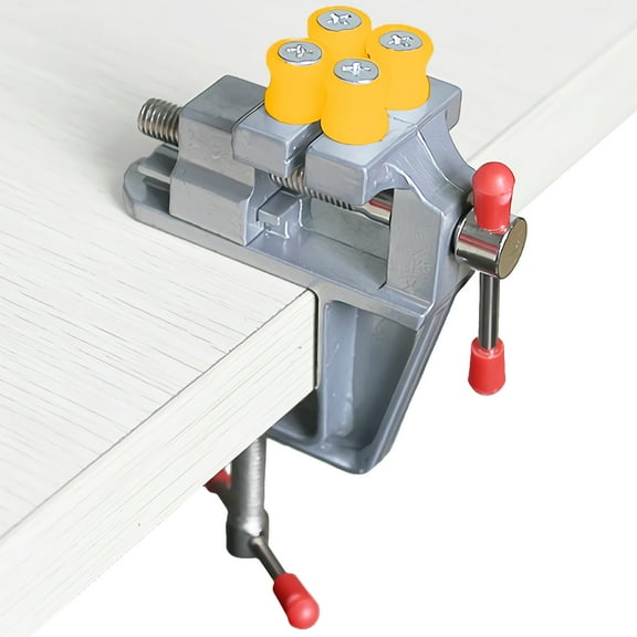 Wailicop Mini Bench Vise, Compact, Small Table Clamp