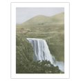 thumbnail image 1 of Wailua Falls - Kauai Hawaii - Vintage Hand Colored Postcard c.1927 - Bamboo Fine Art 290gsm Paper (Unframed) 17x22in, 1 of 4