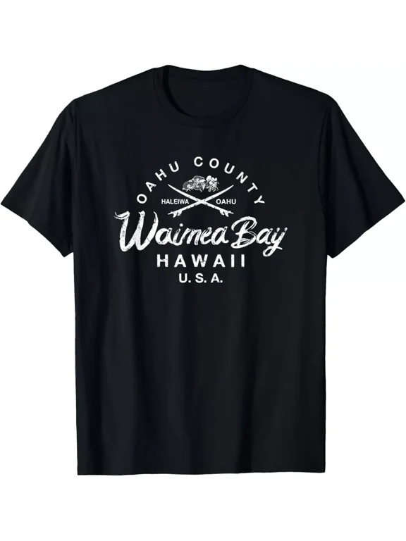 Waimea Bay North Shore Oahu Haleiwa Vintage T-Shirt