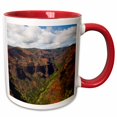 thumbnail image 1 of 3drose, Waimea Canyon, Kauai, Hawaii, Usa - Us12 Dpb2437 - Douglas Peebles, 11oz Two-tone Red Mug, 1 of 6