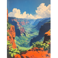 thumbnail image 1 of Waimea Canyon Landscape Canvas Print/Wall Art，Suitable for Living Room，Hotel， and Restaurant Decoration., 1 of 8