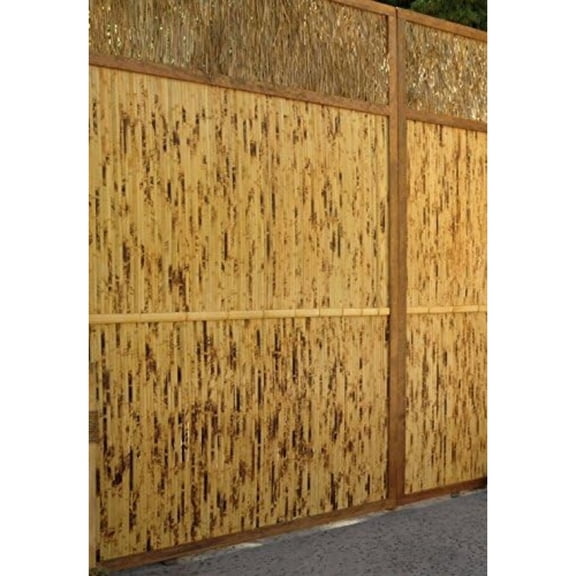 Wainscoting Wall Panel for Interior Decoration Bamboo Wall Panel Natural Raw 48 in H x 96 in L