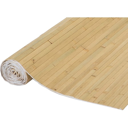 Wainscoting Wall Panel for Interior Decoration Bamboo Wall Panel Natural Raw 48 in H x 96 in L