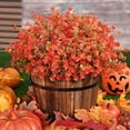 thumbnail image 1 of Waipfaru 12 Bundles Artificial Fall Flowers ,Fake Mums,UV Resistant Fake Greenery,No Fade Faux Flowers for Outside Porch Home Decoration, 1 of 8