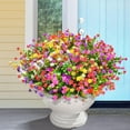 thumbnail image 1 of Waipfaru 26 Bundles Artificial Flowers for Outdoors,UV Resistant Fake Plants Flowers Greenery Shrubs Plants for Decoration Outside Plants Home Garden Decor, 1 of 10