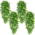 thumbnail image 1 of Waipfaru 4 Pack Artificial Pothos Hanging Plants, 42" Fake Trailing Vines Faux Pothos Greenery, Indoor Outdoor Hanging Ivy Foliage for Shelf Wall Patio Farmhouse Decoration, 1 of 7