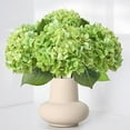 thumbnail image 1 of Waipfaru 4Pcs Hydrangea Artificial Flowers,20" Faux Hydrangea Flower with Stems,Full Latex Real Touch Hydrangea Flowers for Office Home Party Wedding Decor(Green), 1 of 7