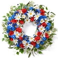 thumbnail image 1 of Waipfaru 22inch Spring Wreath for Front Door,Artificial Floral Wreath for Home Decoration, 1 of 8