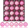 thumbnail image 1 of Waipfaru 16Pcs Christmas Ball Ornaments,3.15" Shatterproof Hanging Xmas Ornaments Set for Christmas Holiday Party Decoration, 1 of 7