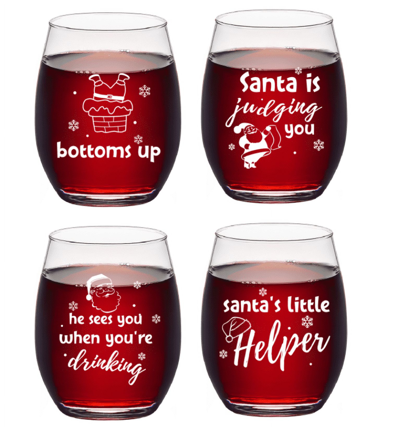 Libbey Classic Red Wine Glasses, 13.5ounce, Set of 4