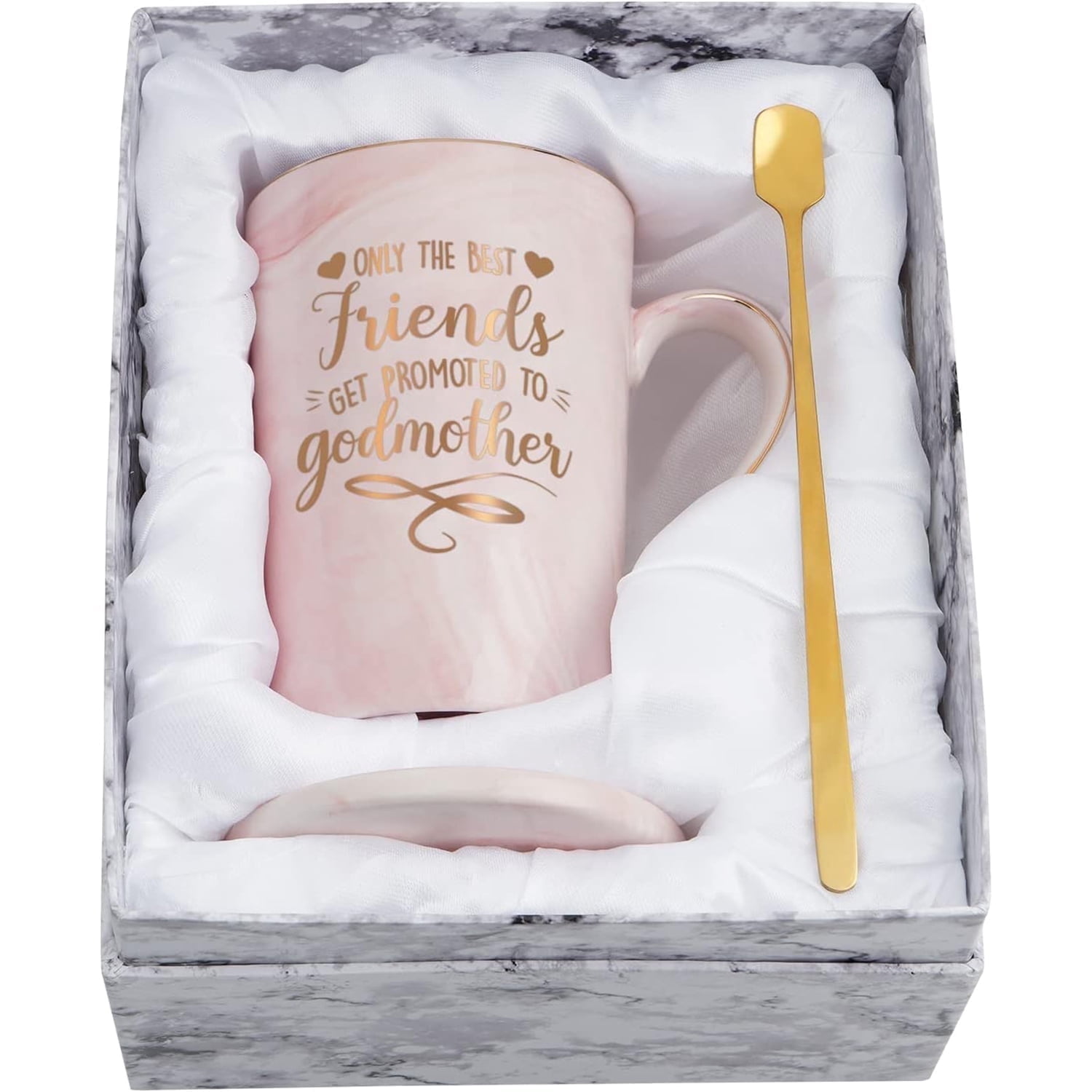 Godmother Proposal Coffee Mug - "Only The Best Friends Get Promoted To Godmother" Superhero Themed Gift