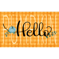 thumbnail image 1 of Waipfaru Hello Pumpkin Fall Doormat Outdoor,Non Slip Low-Profile Rubber Floor Mat for Indoor Outdoor 18'' x 30'', 1 of 7
