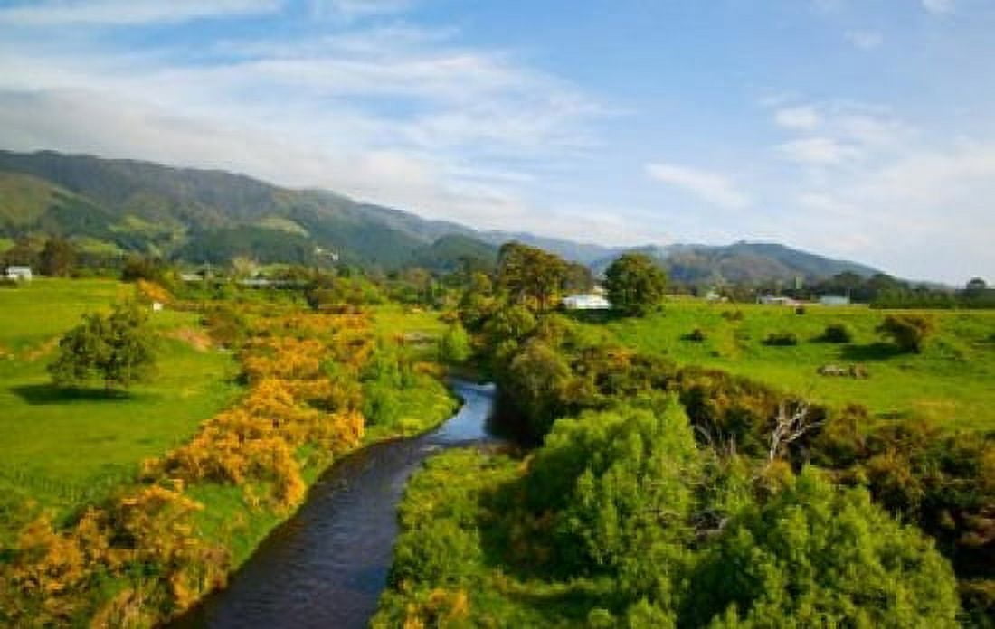 Wairaparapa North Island New Zealand Canvas Art - Douglas Peebles DanitaDelimont (27 x 17)