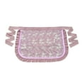 thumbnail image 1 of Waist Apron, Ongmies Waist Apron Soft Oil Proof Lace Embroidered Women Server Waitress Short Half Apron with 2 Pockets for Kitchen, Pink, 1 of 9