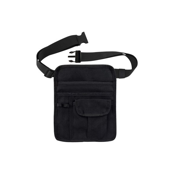 Waist Apron With Utility Pockets Cotton Canvas Fabric Adjustable Neck Strap Stain Resistant Restaurant Kitchen Staff Uniform Accessory
