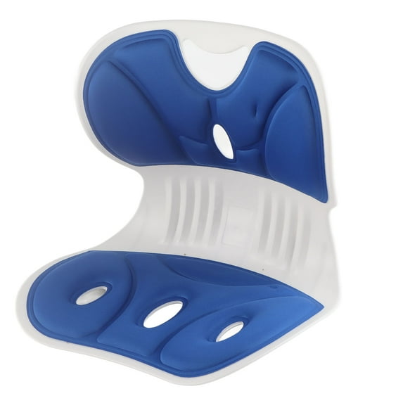 Waist Back Support Seat Pillow, Lightweight Breathable Waist Back Support Correct Sitting Posture PP Memory Sponge  For Home