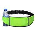 thumbnail image 1 of Waist Bag With 3- Zipper Pockets, Reflective Stripe, Bottle Holder, Unisex Hands-Free Running Belt for Sports Festival Workout Traveling Running Casual Carrying moble Phone, 1 of 5