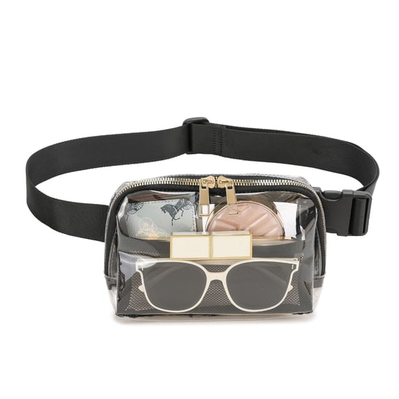 Waist Bag Clear Pack Belt Bags for Running Travel and Shopping