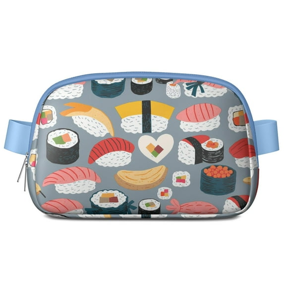 Waist Bag Cute Crossbody Bags for Women Stylish Waist Packs Running Workout Hiking Travel Fanny Pack Sushi