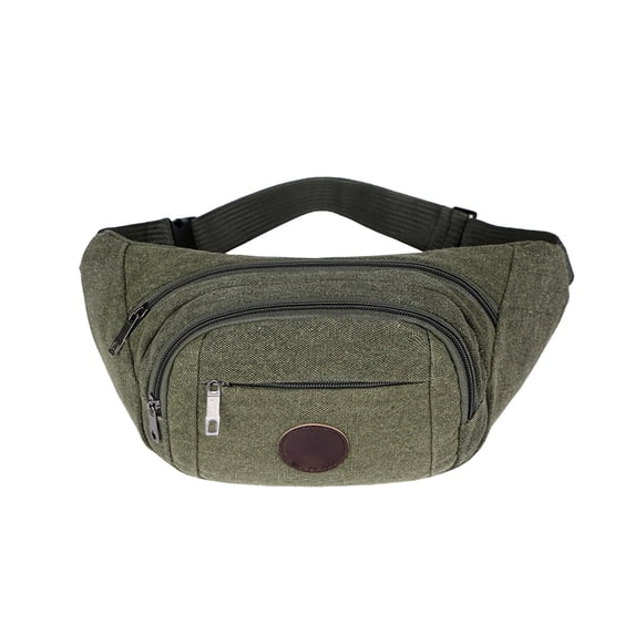 Waist Bag, Fanny Pack for Outdoor Sports, Running Belt with Water-Resistant Nylon, Adjustable Phone Holder Waist Pack for Hiking, Cycling, Travel, and Daily Walking