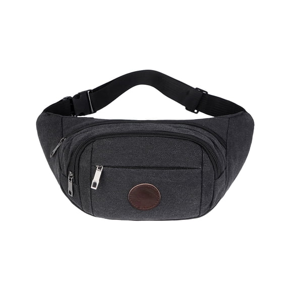 Waist Bag, Fanny Pack for Outdoor Sports, Running Belt with Water-Resistant Nylon, Adjustable Phone Holder Waist Pack for Hiking, Cycling, Travel, and Daily Walking