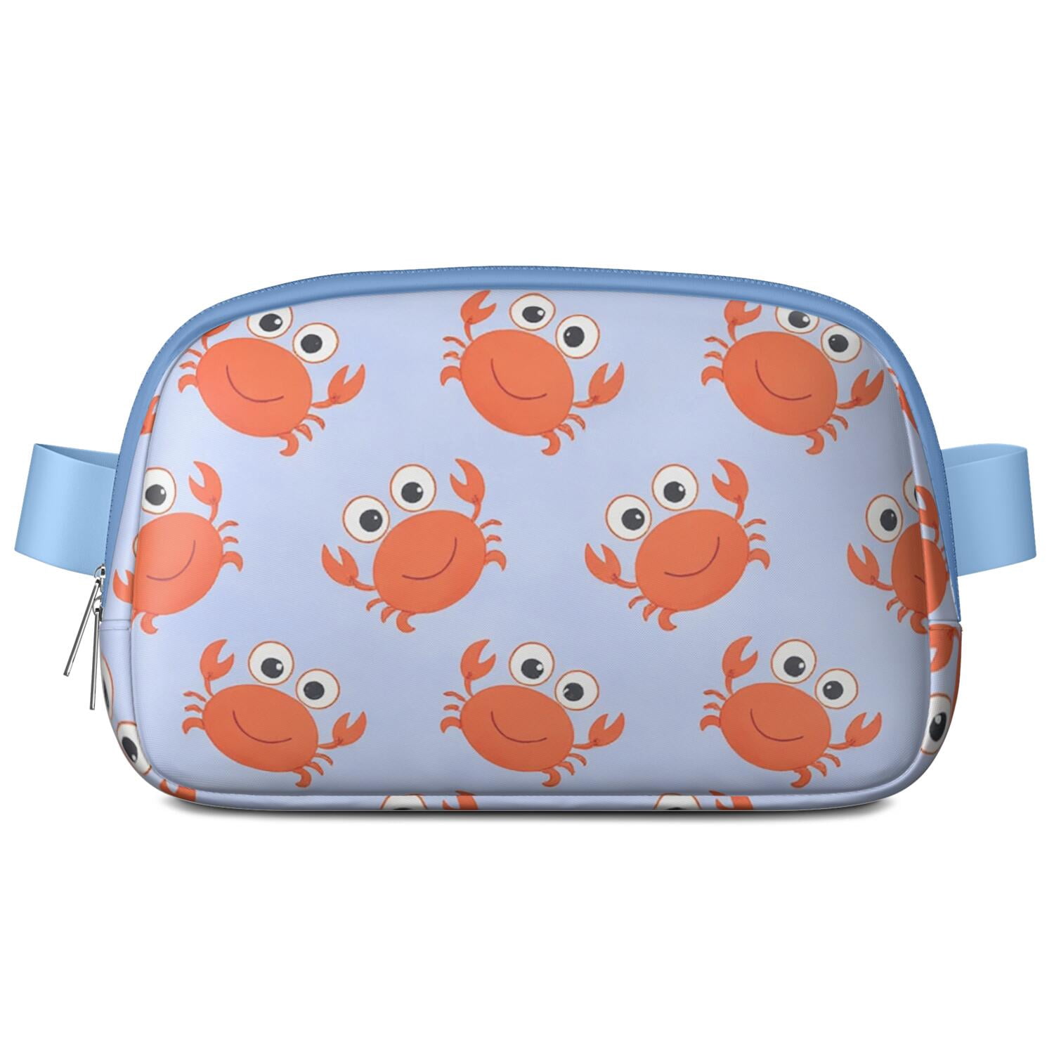 Waist Bag Fashion Waist Packs Bag with Adjustable Strap Marine Adorable Crab HandsFree Running Belt for Jogging for Travel Daily Leisure