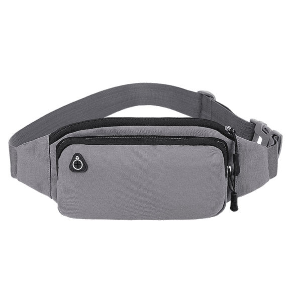 Waist Bag: Running Waist Bag Waist Bag Waist Bag Sports Slim Fashion Fit For Jogging Hiking - solid grey