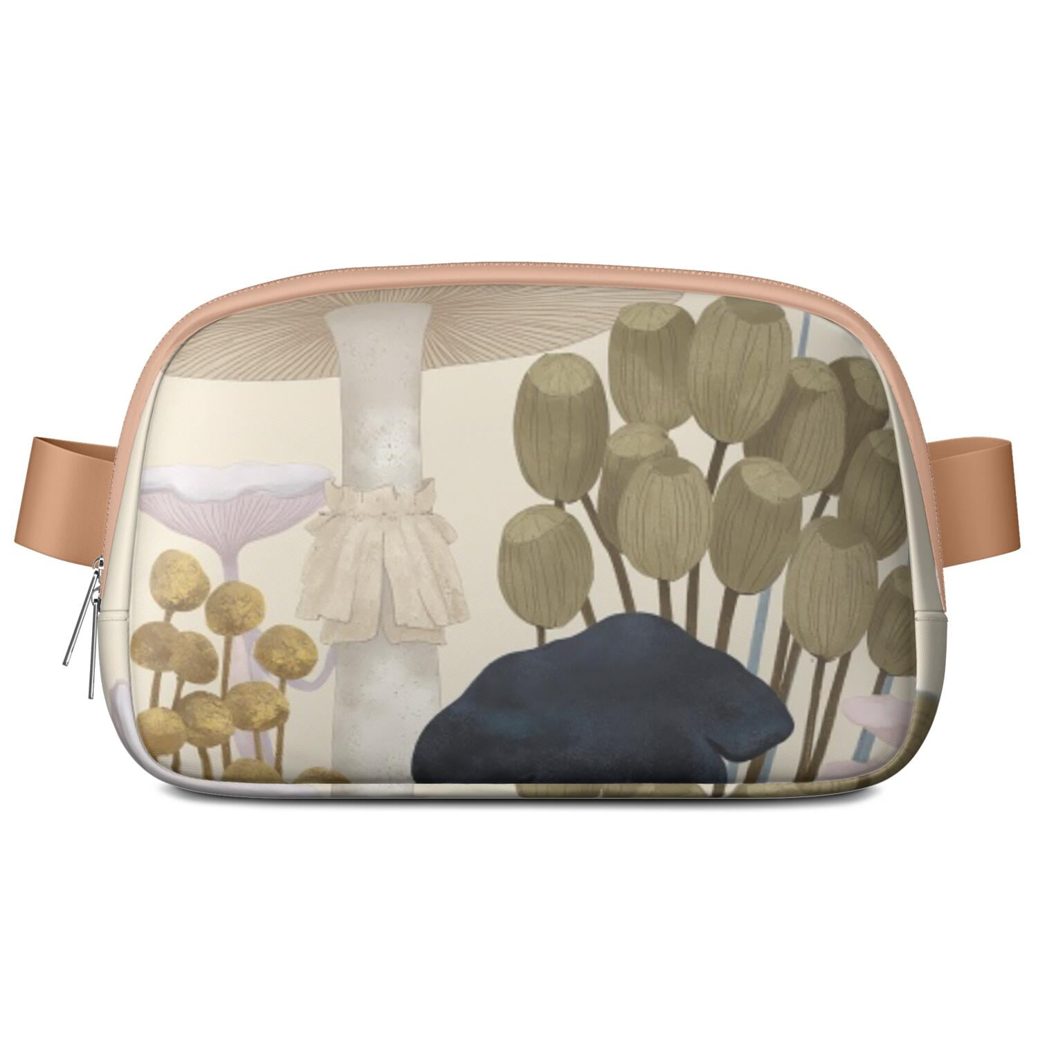 Waist Bag for Sports Enthusiasts Commuters Fashionable Waterproof Fanny Pack with Adjustable Strap for Outdoors Workout Traveling Mushroom Sporty Waist Pack