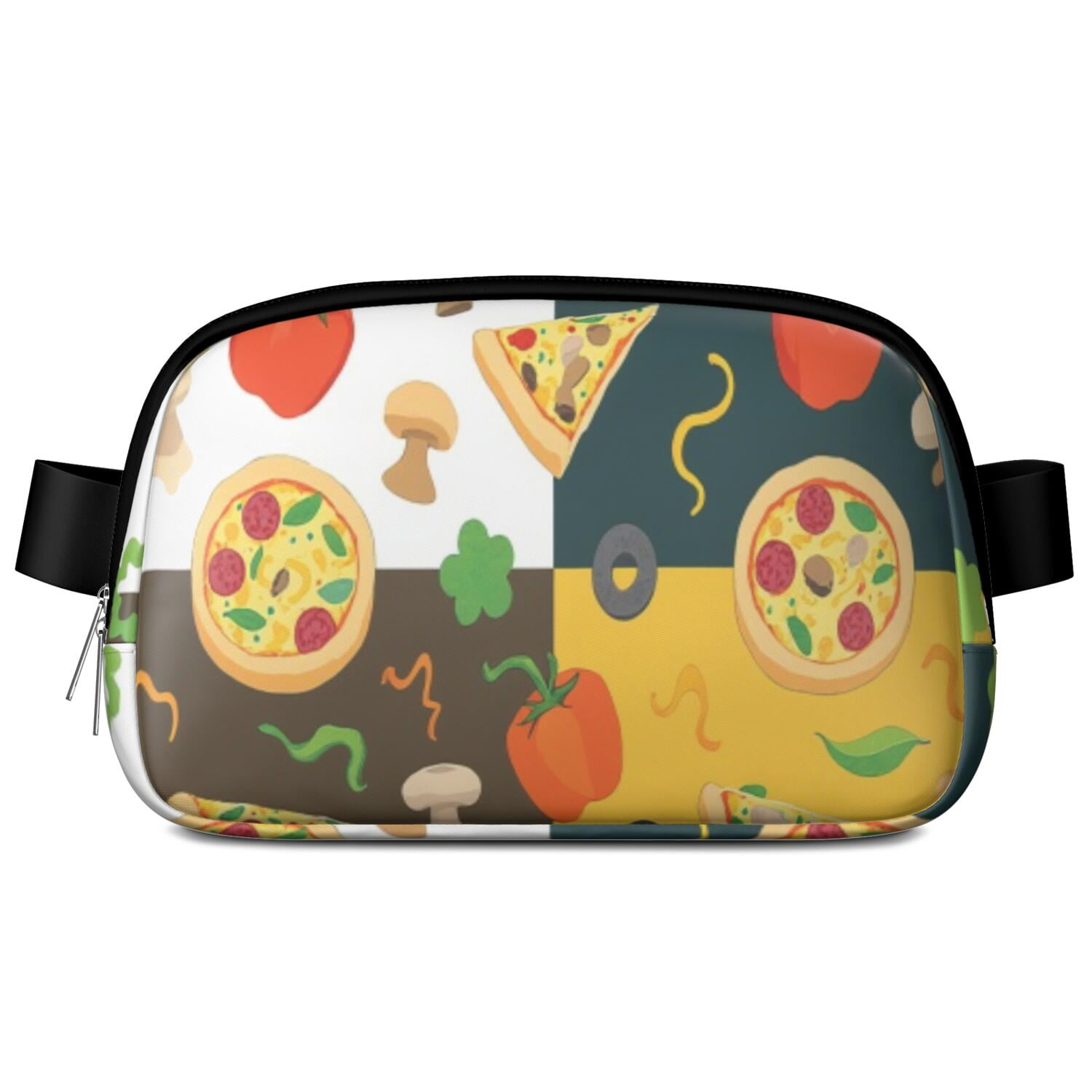 Waist Bag for Sports Enthusiasts Commuters Waist Bag & Hip Bum Bag with Adjustable Strap for Outdoors Workout Traveling Pizza Sporty Waist Pack