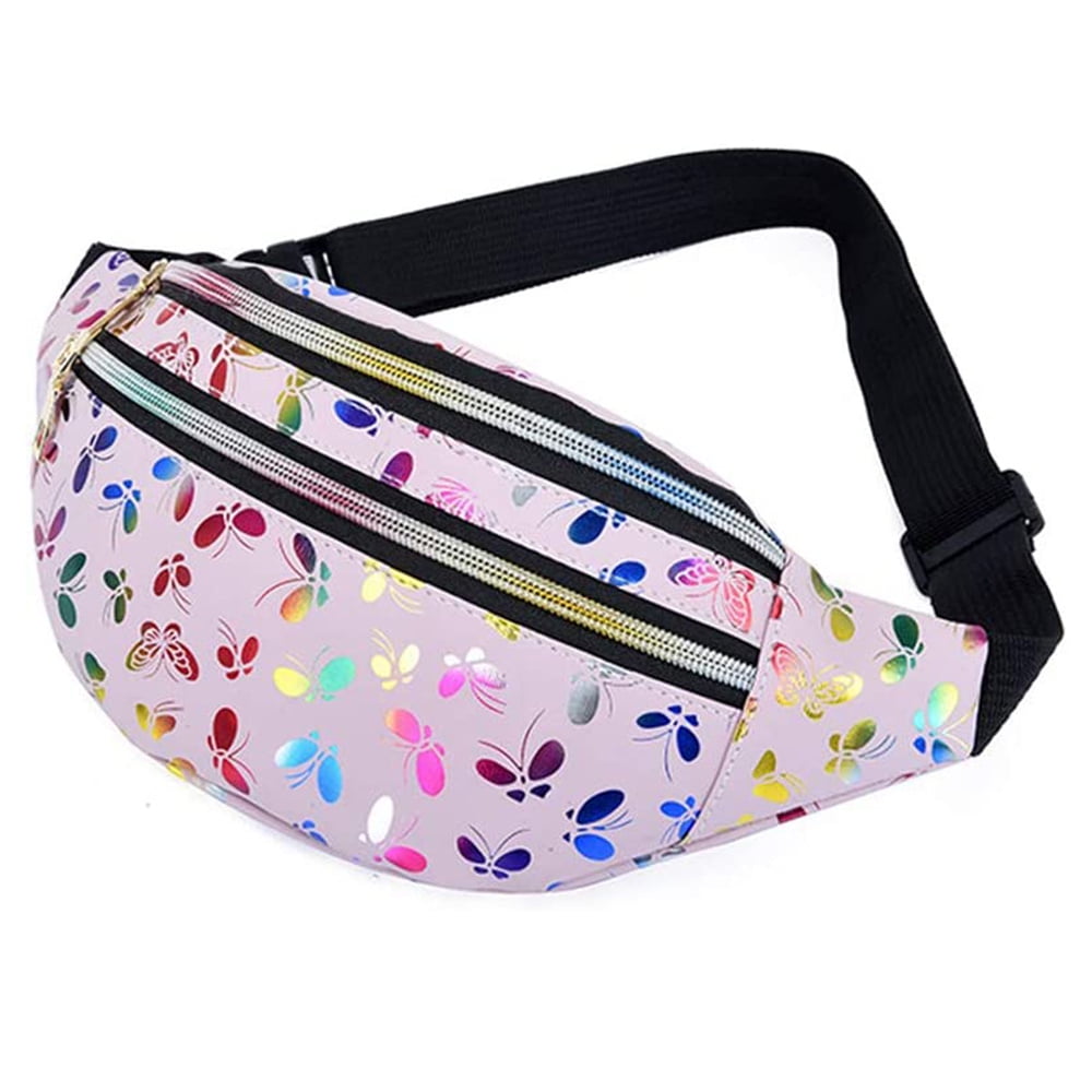 Waist Bags Women Fanny Pack Male Female Belt Bag Waist Packs White