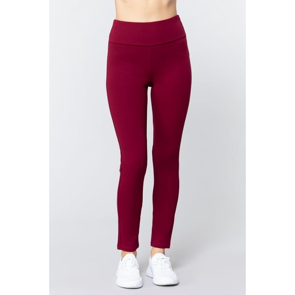 Waist Band Long Ponte Pants