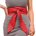 thumbnail image 1 of Waist Belt Black Wide Leather Corset Belt Fashion Wrap Waistband Accessories for Women, 1 of 8