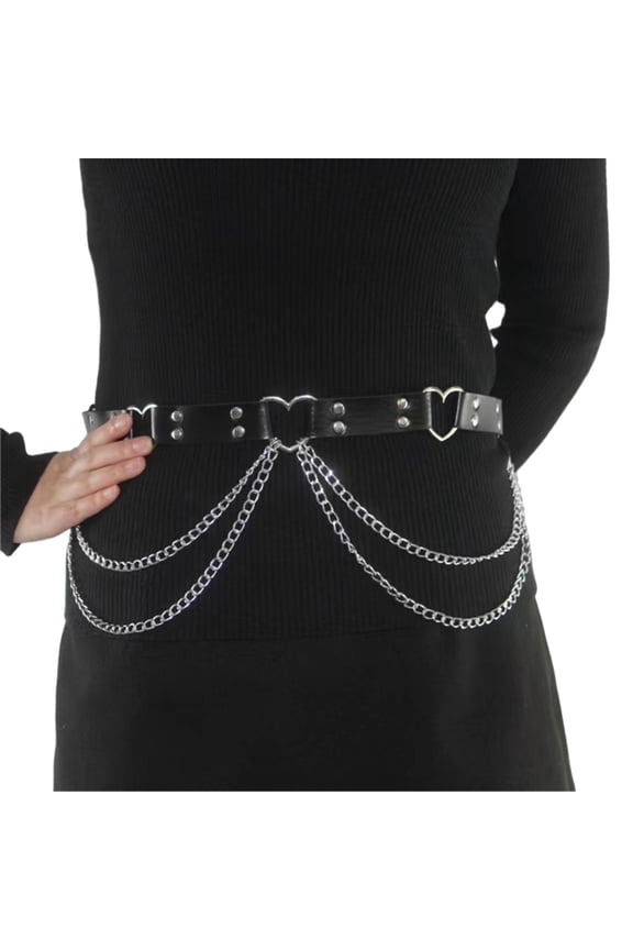 Waist Belt Chain Dancers Costume Belt for Wrap Dress Studded Belt for Suit Skirt Jeans Body Jewelry