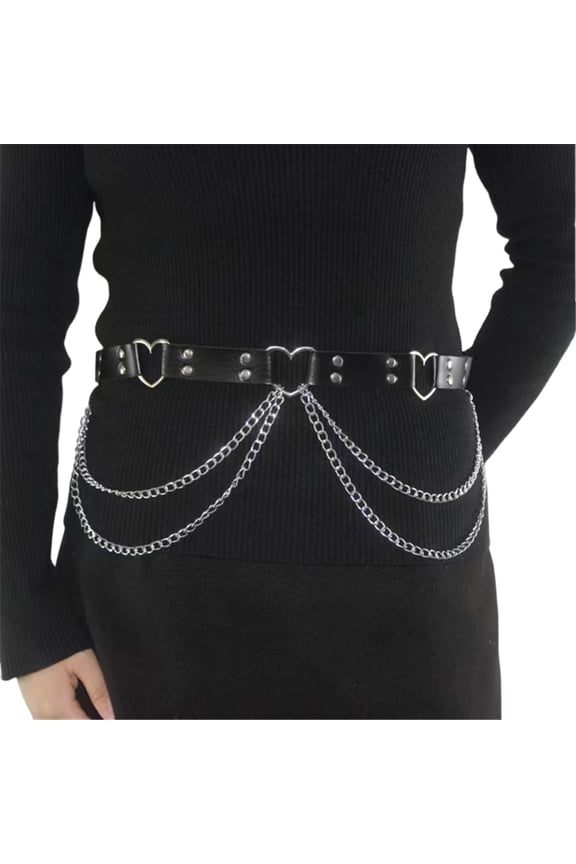 Waist Belt Chain Dancers Costume Belt for Wrap Dress Studded Belt for Suit Skirt Jeans Body Jewelry