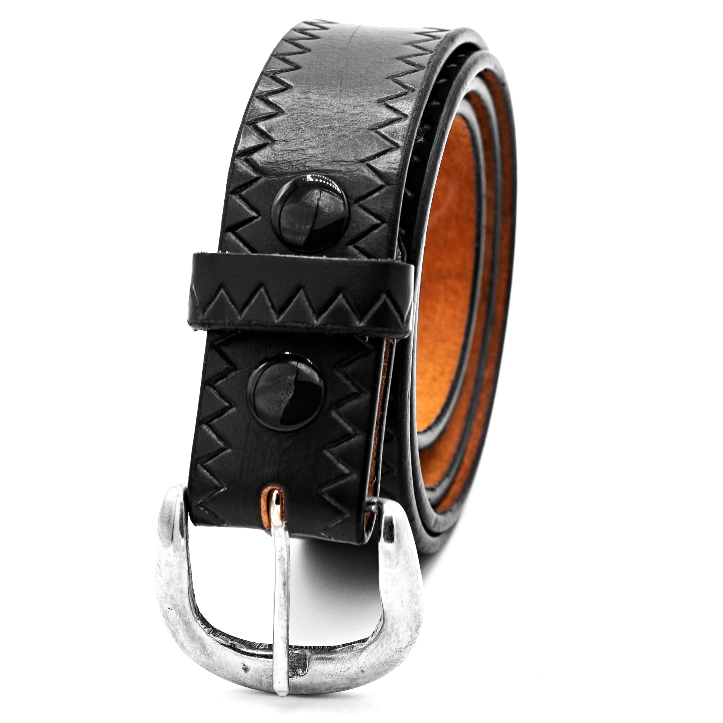 Black Leather Oversized Buckle Adjustable Waist Belt Size 44 Statement Wide Black Leather Belt , Big Metal Buckle - Etsy main image 3