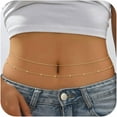 thumbnail image 1 of Waist Chain for Women, 2Pcs Adjustable Pearl Beads Body Chain, Sexy Layered Summer Beach Bikini Belly Jewelry Accessories, 1 of 6