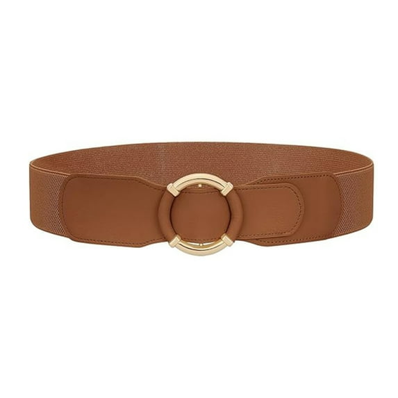 Waist Cincher PU Waistband Girdle Elegant Belt Dress Cowgirl Modern Elastic