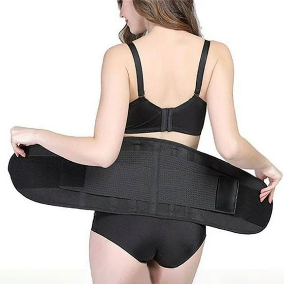 Waist Cincher Slimming Belt with Adjustable Hook Loop Closure Abdominal Control Hourglass Curves Waistband Belly Fat Burning Waist Slimming Belt