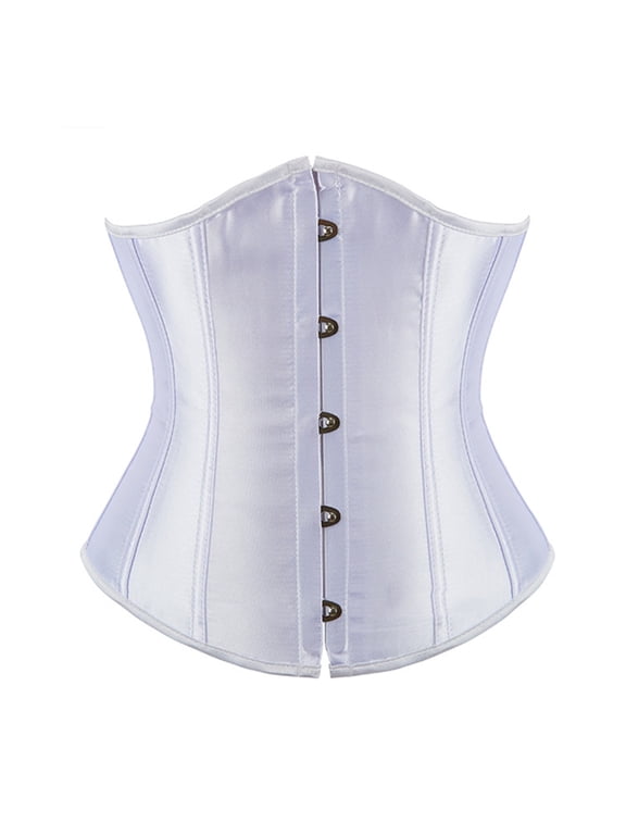 Waist Cincher Women Satin Underbust Body Shaper Design Soft Support Comfortable Daily Wear Shapewear