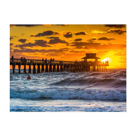 Waist Deep - Naples Florida Photography Unframed Wall Art Print 8 x 12 inches