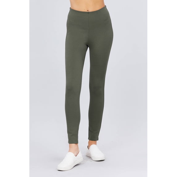 Waist Elastic Band Ponte Pants