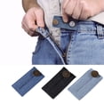 thumbnail image 1 of Waist Extension Buckle Button Adjustable Denim Extended Reusable Waist Adjustment Colorfast Lengthen Waist Pants Waist Extension Buckle Jeans Accessories, 1 of 8