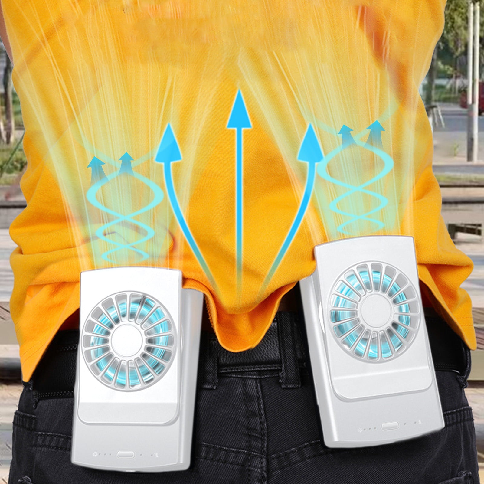 Waist Fan Necks Fan Portables Fan Adjust 3 Speeds Clip On Fan Wearable