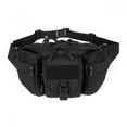 thumbnail image 1 of Waist Fanny Pack Zipper Shoulder Bag,Large Casual Travel Sport Hip Purse,Unisex, Canvas, Regular, 1 of 5