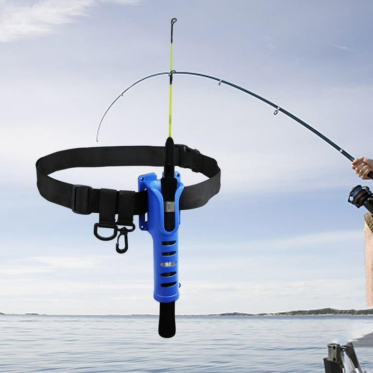 Waist Fishing Rod Holder Fishing Pole Holder Belt Adjustable Universal  Durable Wading Belt Pole Inserter for Kayak Casting Reel Fly Fishing