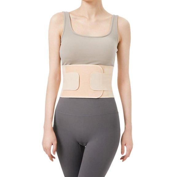 Waist Girdle Belt for Long Sitting and Standing, Adjustable Lumbar Support Wrap with Support Stays for Daily Activity