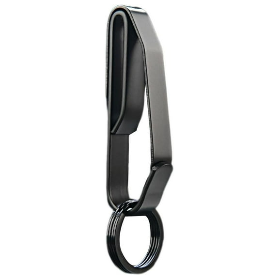 Waist Hanging Buckle Heavy Duty Universal Anti Lost Stainless Steel Keyring Security Clip Belt Key Holder Outdoor Accessories-A