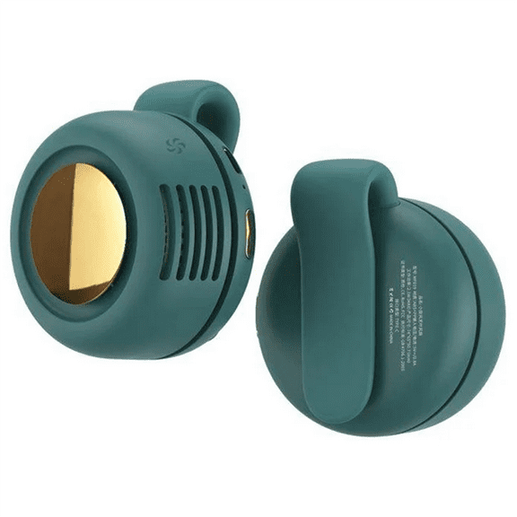 Waist-Hanging Charging Fan Waist-Clip Mini Cyclone Fan Portable USB Charging Fan Lazy Clip-on Small Cyclone Fan Green,1 * Portable fan 1 * Data cable 1 * Instructions in Chinese and English,Green