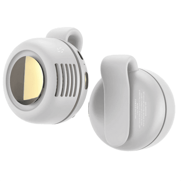 Waist-Hanging Charging Fan Waist-Clip Mini Cyclone Fan Portable USB Charging Fan Lazy Clip-on Small Cyclone Fan White,1 * Portable fan 1 * Data cable 1 * Instructions in Chinese and English,White